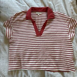 Madewell cropped polo